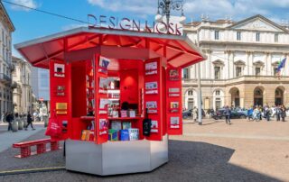 Design Kiosk, piazza della Scala, Salone del Mobile 2025 ©Alessandro Russotti.