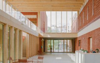 HEMAA architects, J. Prévert Public Services Center, Évry-Courcouronnes, France. Photo: Charles Bouchaïb.