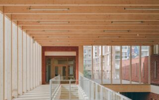 HEMAA architects, J. Prévert Public Services Center, Évry-Courcouronnes, France. Photo: Charles Bouchaïb.