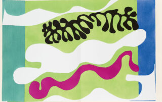 Henri Matisse, Laguna, 1947. Pochoir / stampa a stencil, 42 × 65 cm. The Scharf Collection. Foto: Henning Krause.