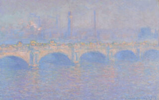 Claude Monet, Waterloo Bridge, 1903. Olio su tela, 65 × 100 cm. The Scharf Collection. Foto: Ruland Photodesign.