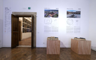 Veduta dell’allestimento di Come aperto dal Cielo. Nuovi paesaggi nell’architettura cinese. Foto Stefano Cirianni.