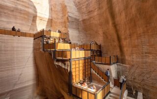 Xu Tiantian – DnA Design and Architecture, Riuso delle cave di Jinyun, 2021-22. Foto Wang Ziling.