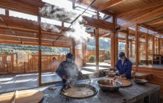Xu Tiantian – DnA Design and Architecture, Fabbrica di tofu nel villaggio di Caizhai, 2017-18. Foto Wang Ziling.
